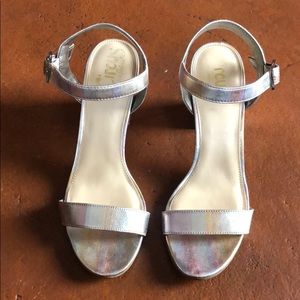 Circus by Sam Edelman Tri-color Metallic Heels